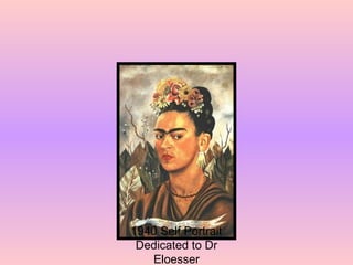 1940 Self Portrait Dedicated to Dr Eloesser 