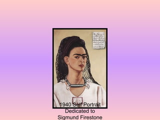 1940 Self Portrait Dedicated to Sigmund Firestone 