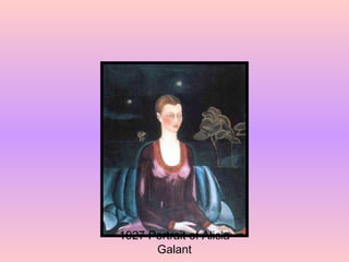 1927 Portrait of Alicia Galant 