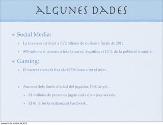 High Dynamic Range (HDR)
              WHAT
                                Panorama Pictures
                                Timelapse
                                Fancy Image Effects




jueves, 29 de noviembre de 12
 