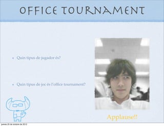 jueves, 29 de noviembre de 12
 