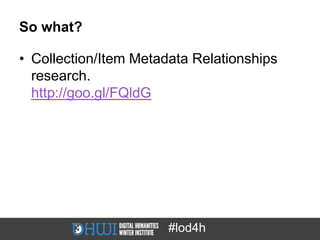Publishing and Using Linked Open Data - Day 5 Slide 11