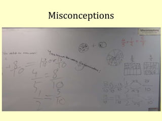 Misconceptions
 