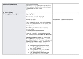 Mastering Compound-Complex Sentences for Grade 6 English Learners | DOCX