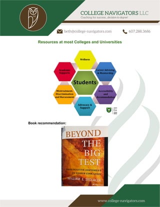 Resources at most Colleges and Universities
Book recommendation:
 
