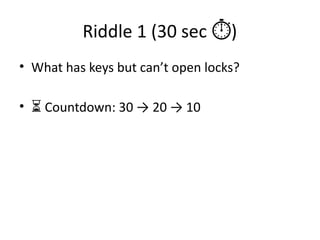 Reset Button Riddle Friday_Fun_Complete_Riddle_Pack brain teaser | PPTX