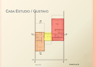CASA ESTUDIO / GUSTAVO




                         PLANTA ALTA
 