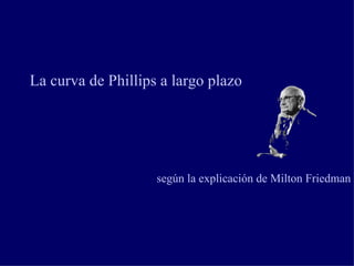 [email_address] La curva de Phillips a largo plazo según la explicación de Milton Friedman 