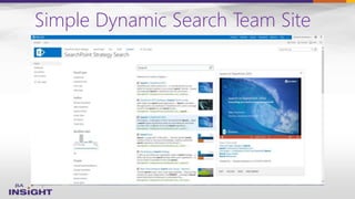 Simple Dynamic Search Team Site
 