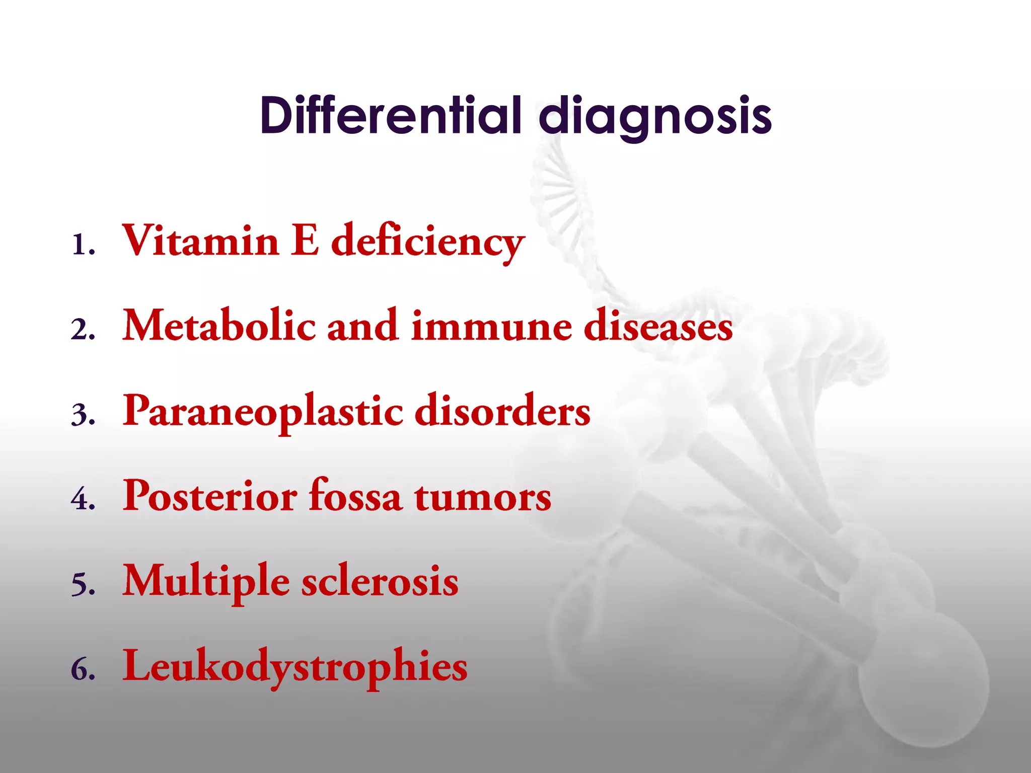 Differential diagnosis