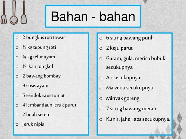 Modifikasi Makanan Khas Daerah - Fried Sandwich