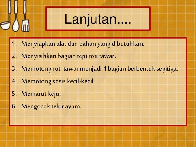 Modifikasi Makanan Khas Daerah - Fried Sandwich