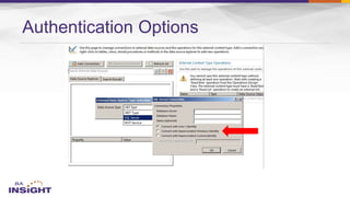 Authentication Options
 