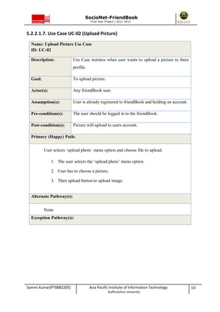 Social Networking Site Documentation | PDF