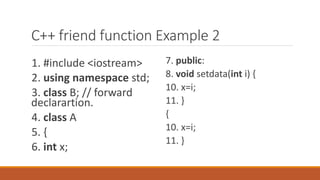 Friend function | PPT