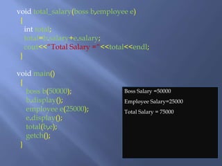 Friend function in c++