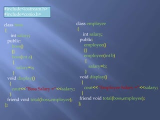 Friend function in c++