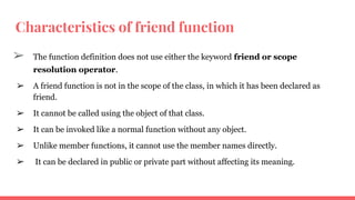 Friend function in c++ | PDF