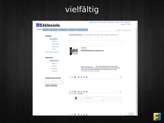 vielfältig
 