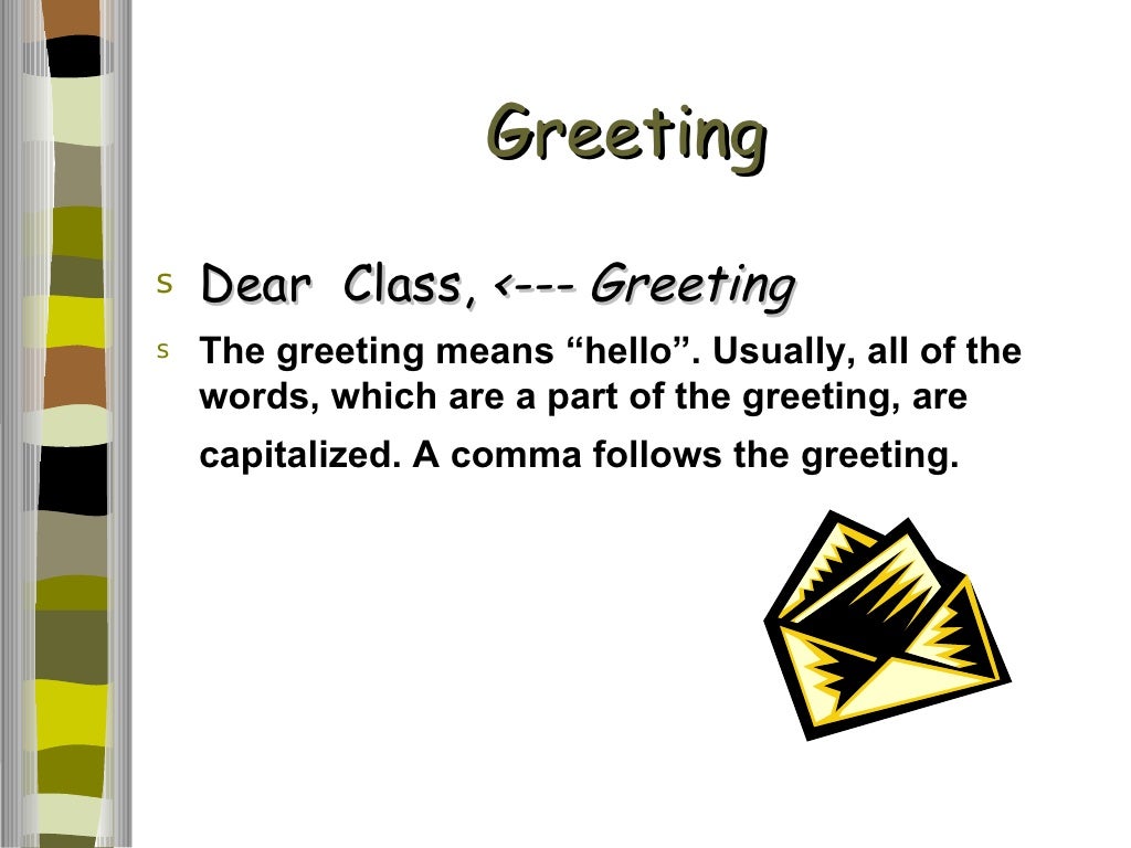 Friendly Letter