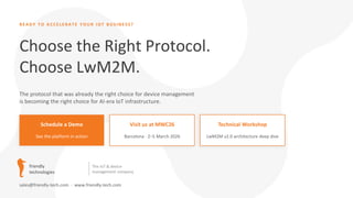 Choosing the Right IoT Protocol in 2026: LwM2M vs MQTT and More | PDF