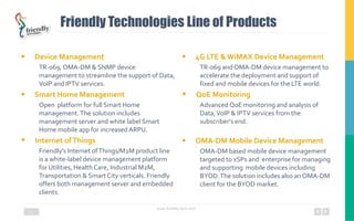 Friendly Technologies- Cloud-Based TR-069 Device Management Suite | PPTX