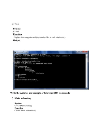 MS-DOS commands | DOC