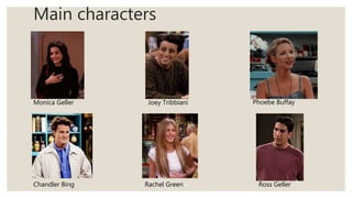 Friends Characters Introduction Friends | PPTX