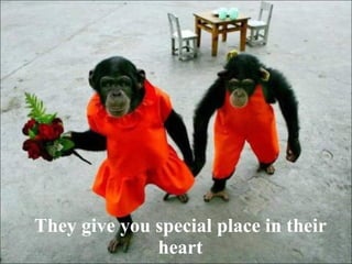 They give you special place in their heart