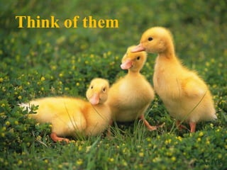 Think of them