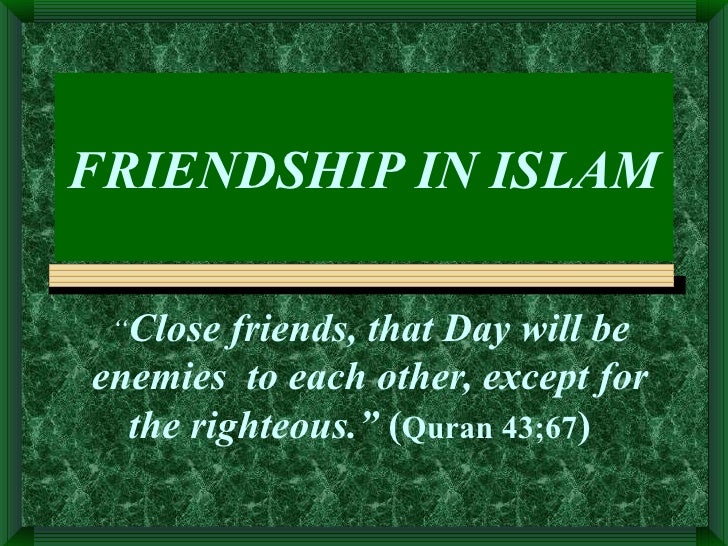 Friendship