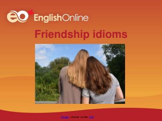 Friendship idioms
Image shared under CC0
 