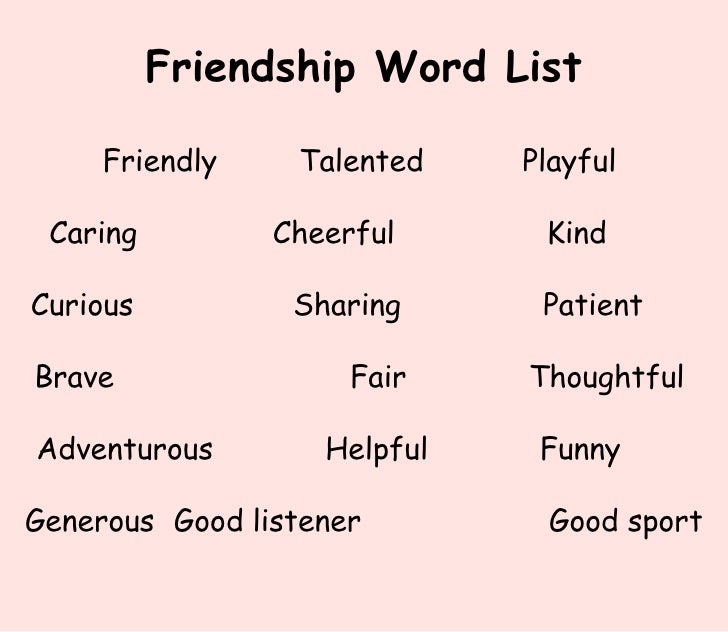 Friendship Notebook April 9 Ppt