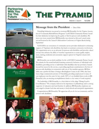 Friendship's The Pyramid Vol 1, Issue 4