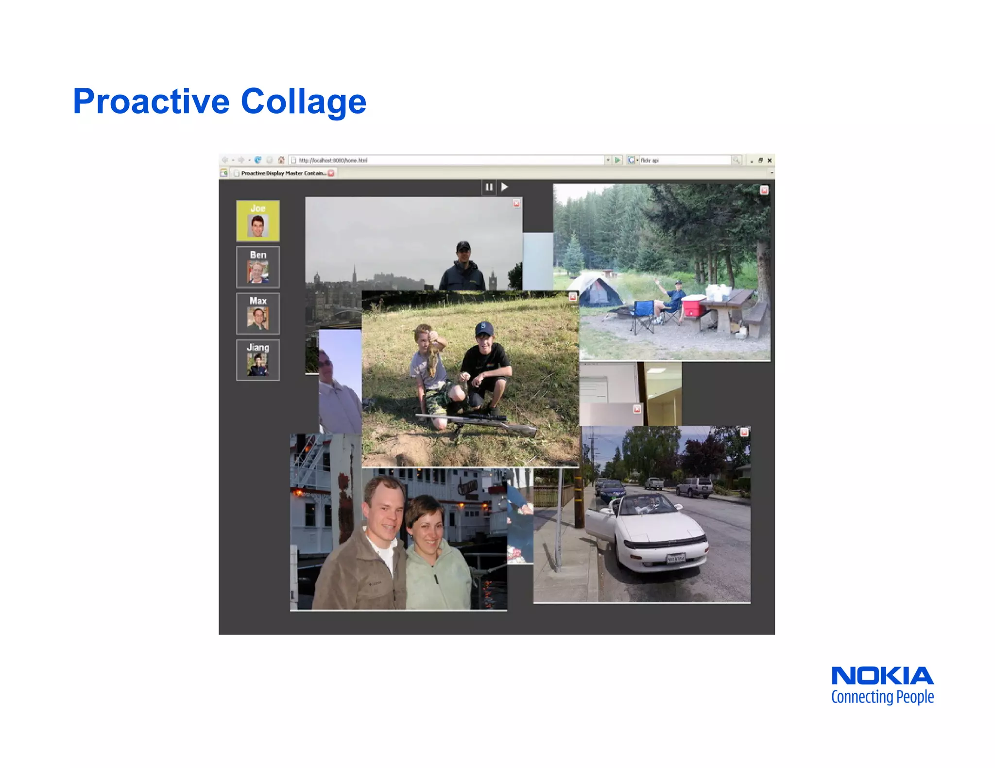 Friendsters At Work: Displaying Social Media Streams in the Workplace