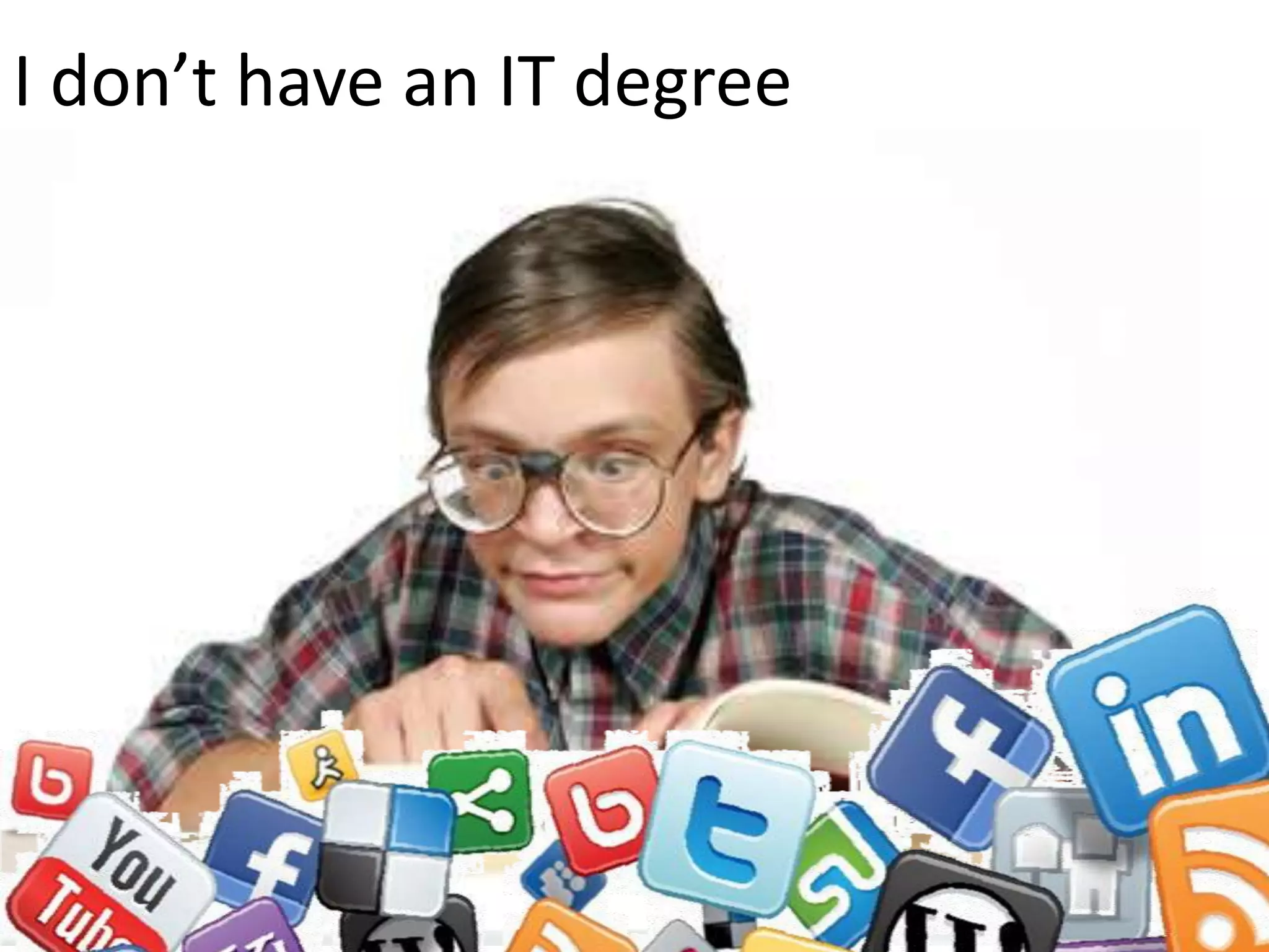 My franchisees arn’t really into it...