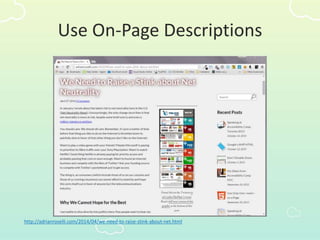 Use On-Page Descriptions
http://adrianroselli.com/2014/04/we-need-to-raise-stink-about-net.html
 