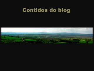 Contidos do blog
 
