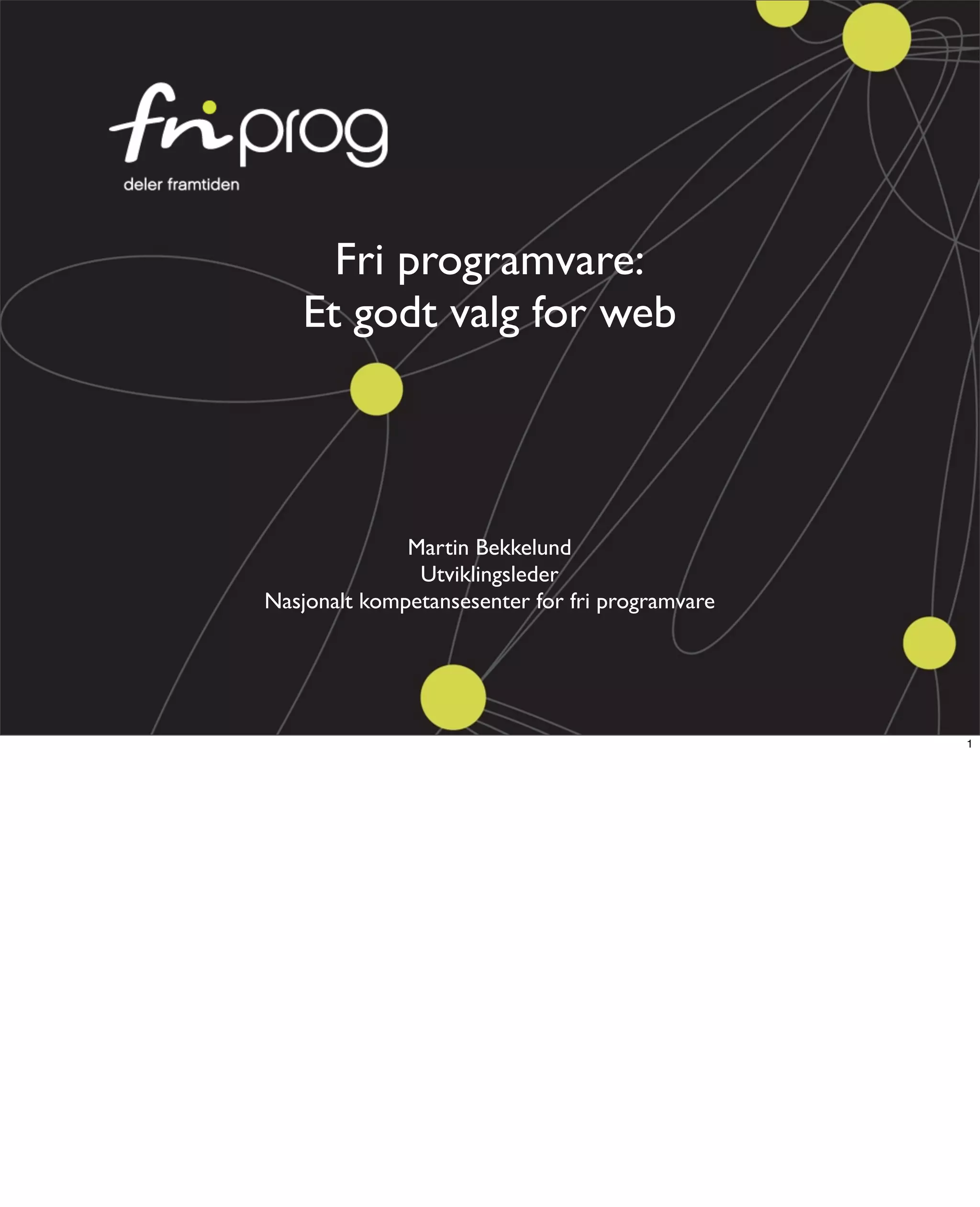 Fri Programvare for web