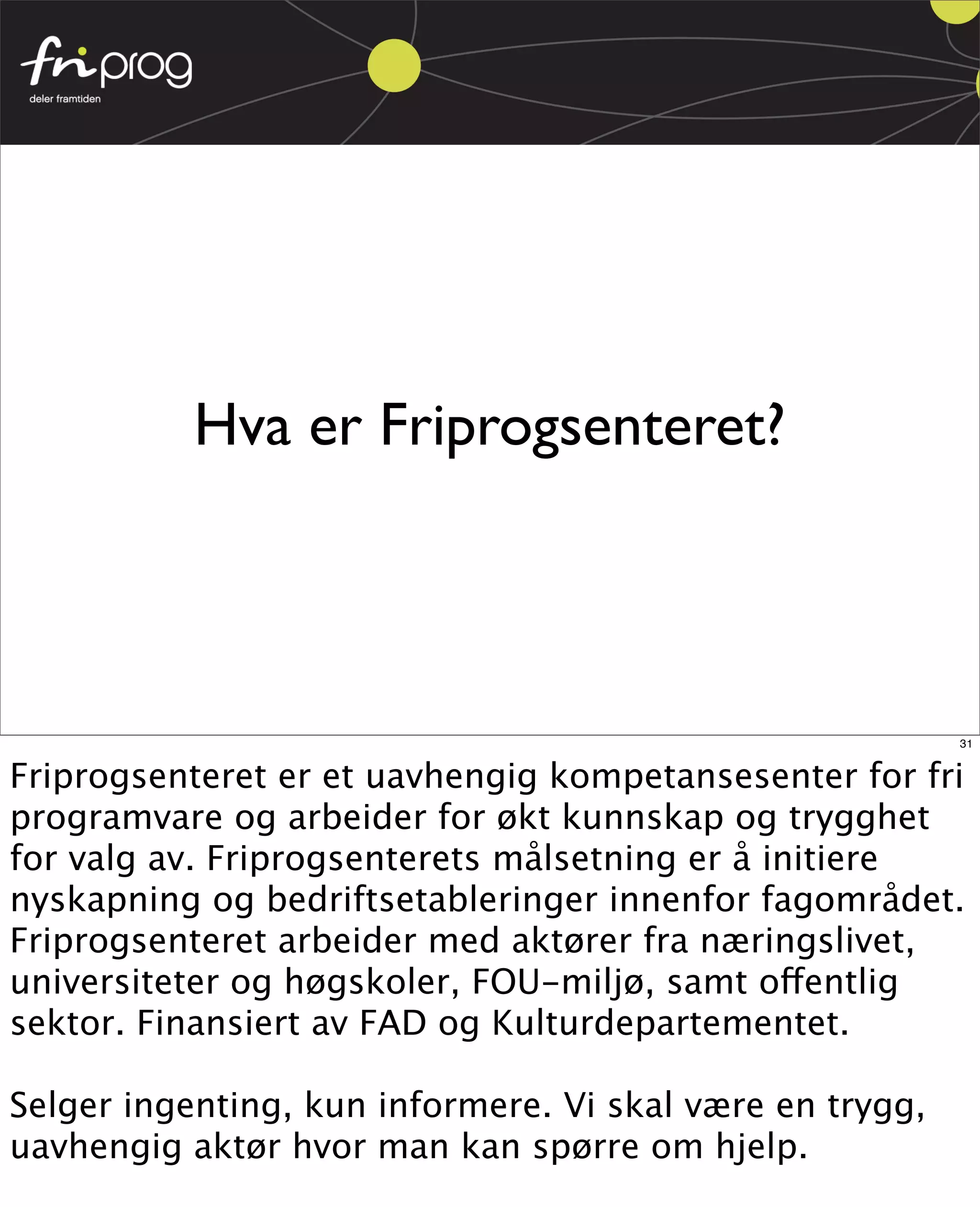 Fri Programvare for web
