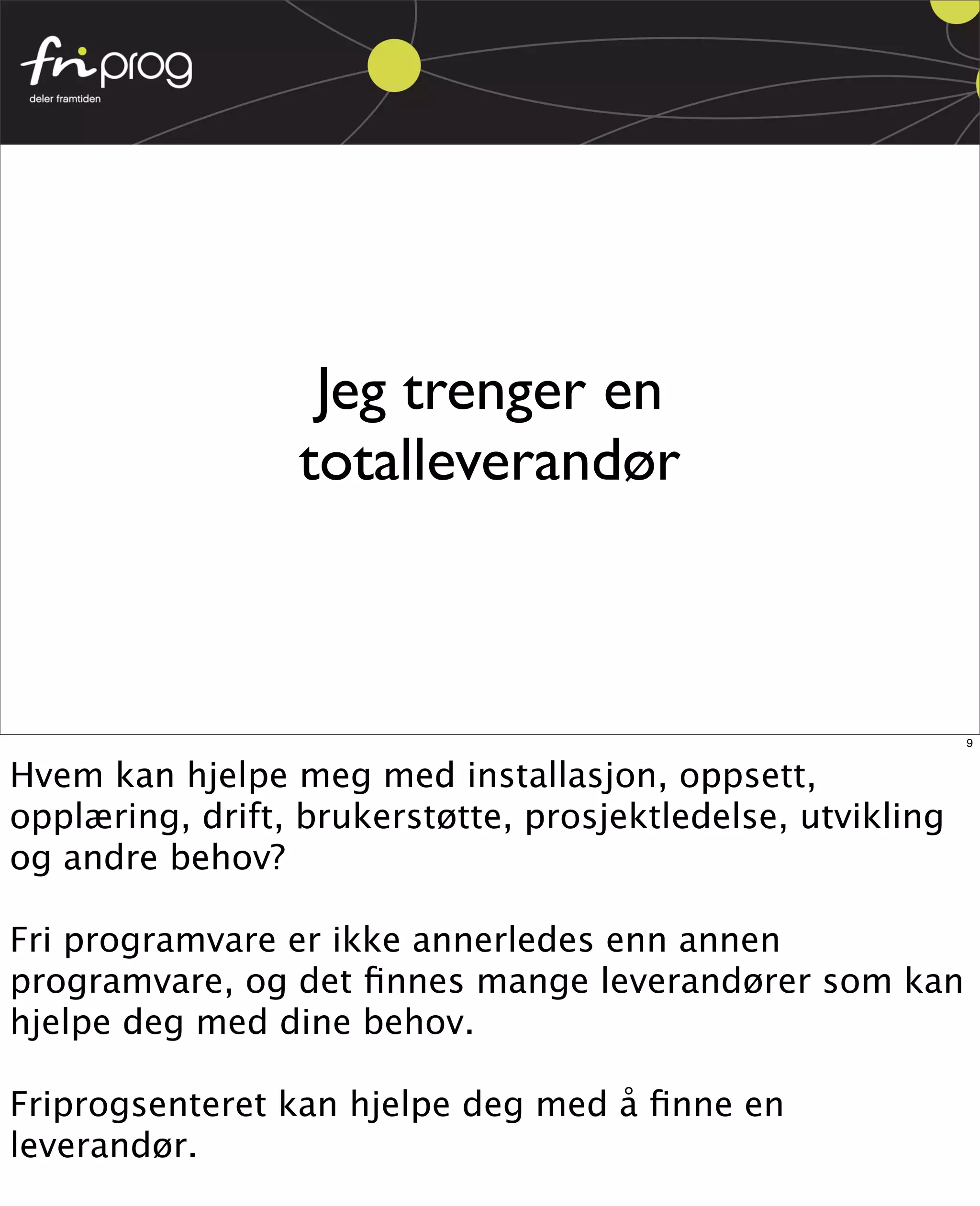 Fri Programvare for web