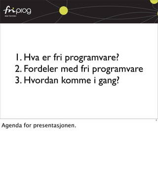 Fri Programvare for web