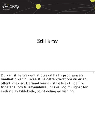 Fri Programvare for web