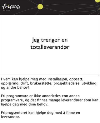 Fri Programvare for web