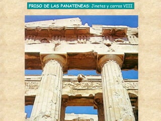 FRISO DE LAS PANATENEAS: Jinetes y carros VIII

 