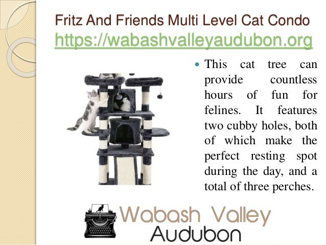 fritz & friends multi level cat condo
