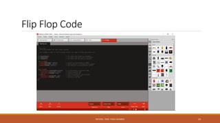 Flip Flop Code
FRITZING - PROF. PEREZ SANABRIA 24
 