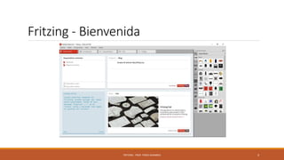 Fritzing - Bienvenida
FRITZING - PROF. PEREZ SANABRIA 3
 