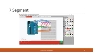 7 Segment
FRITZING - PROF. PEREZ SANABRIA 35
 