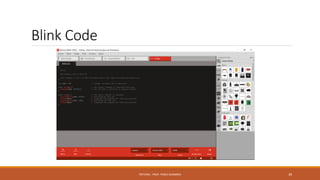Blink Code
FRITZING - PROF. PEREZ SANABRIA 39
 